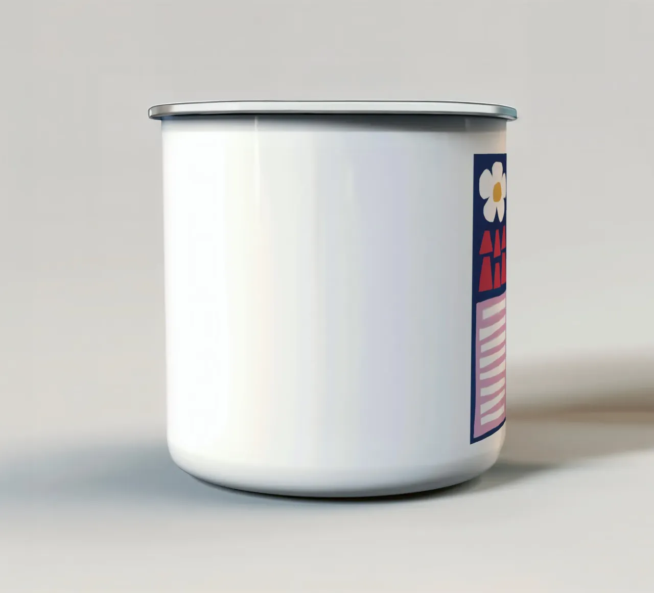 Un modello di capriccio tazza in smalto da Ink Pulse
