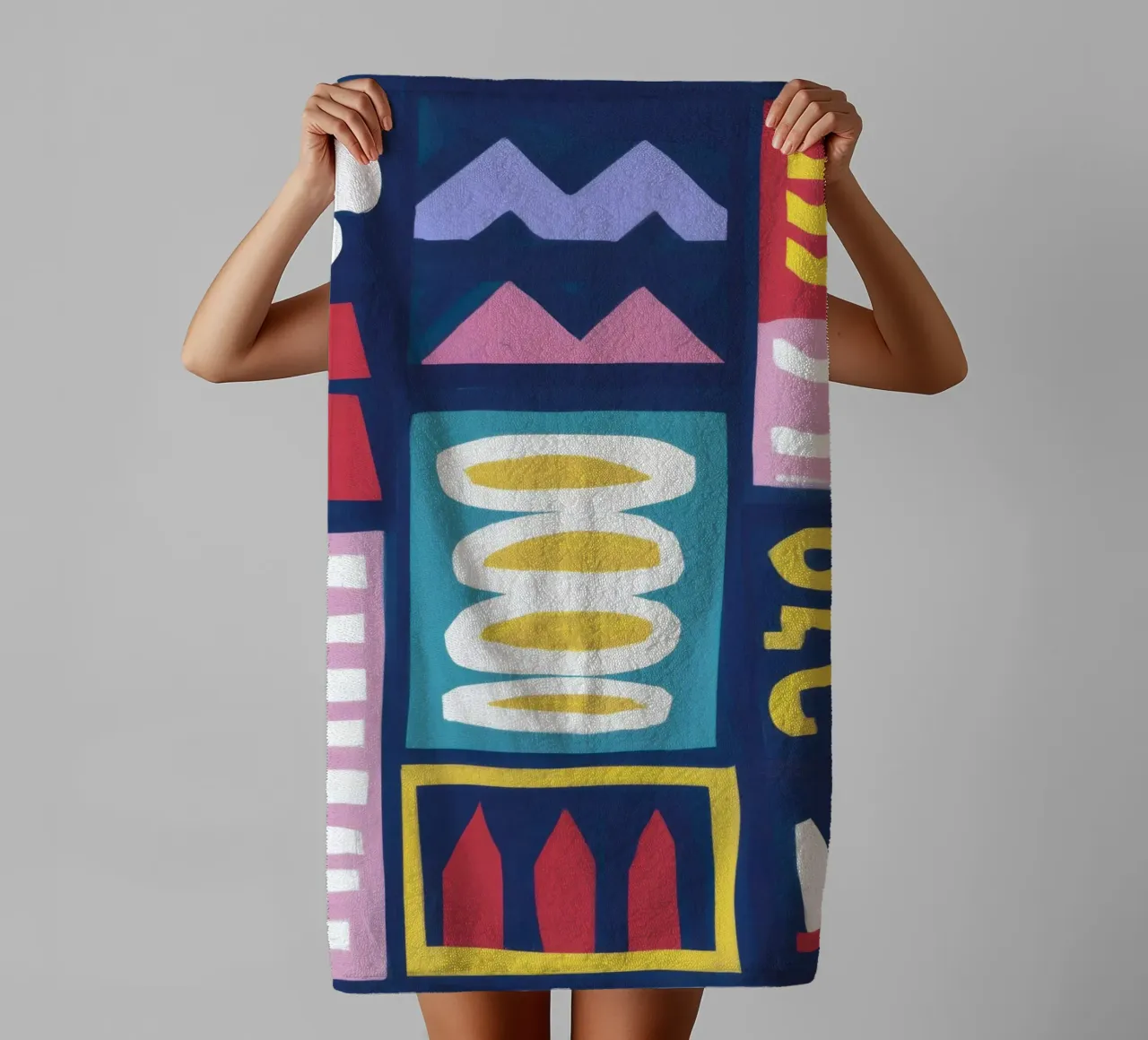 A Pattern of Whimsy towel by Ink Pulse