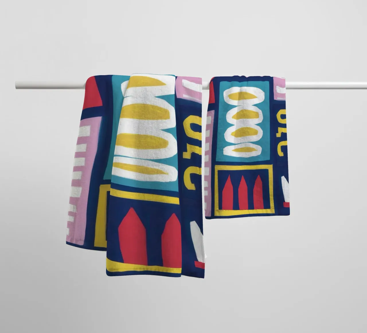 A Pattern of Whimsy towel by Ink Pulse