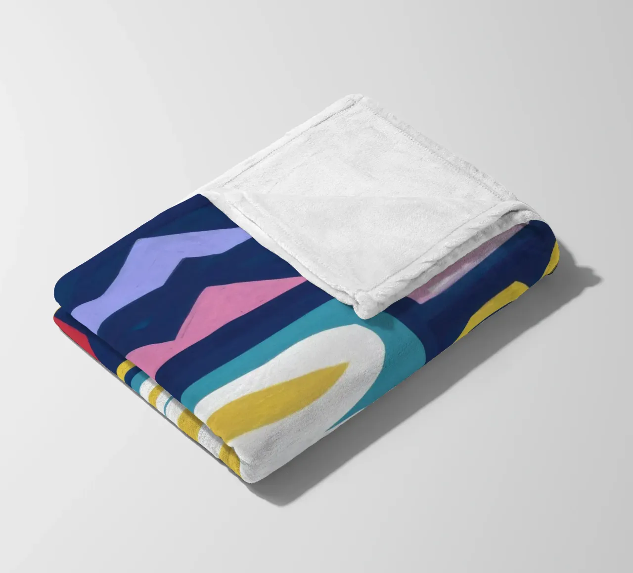 Un modello di capriccio coperta in pile da Ink Pulse