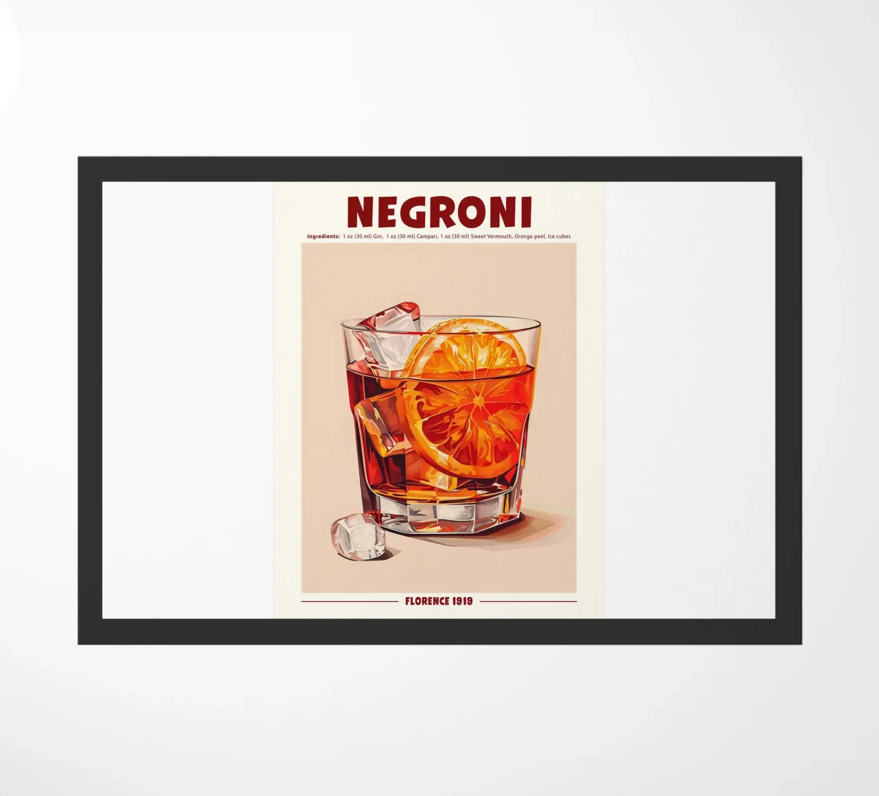 Negroni Florence 1919 Fußmatte von janetlynn