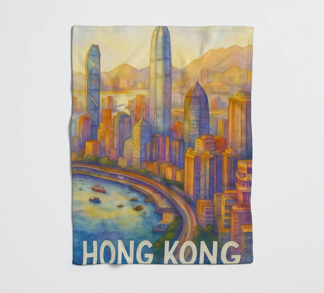 L'immaginazione pittorica di Hong Kong coperta in pile da Diamond