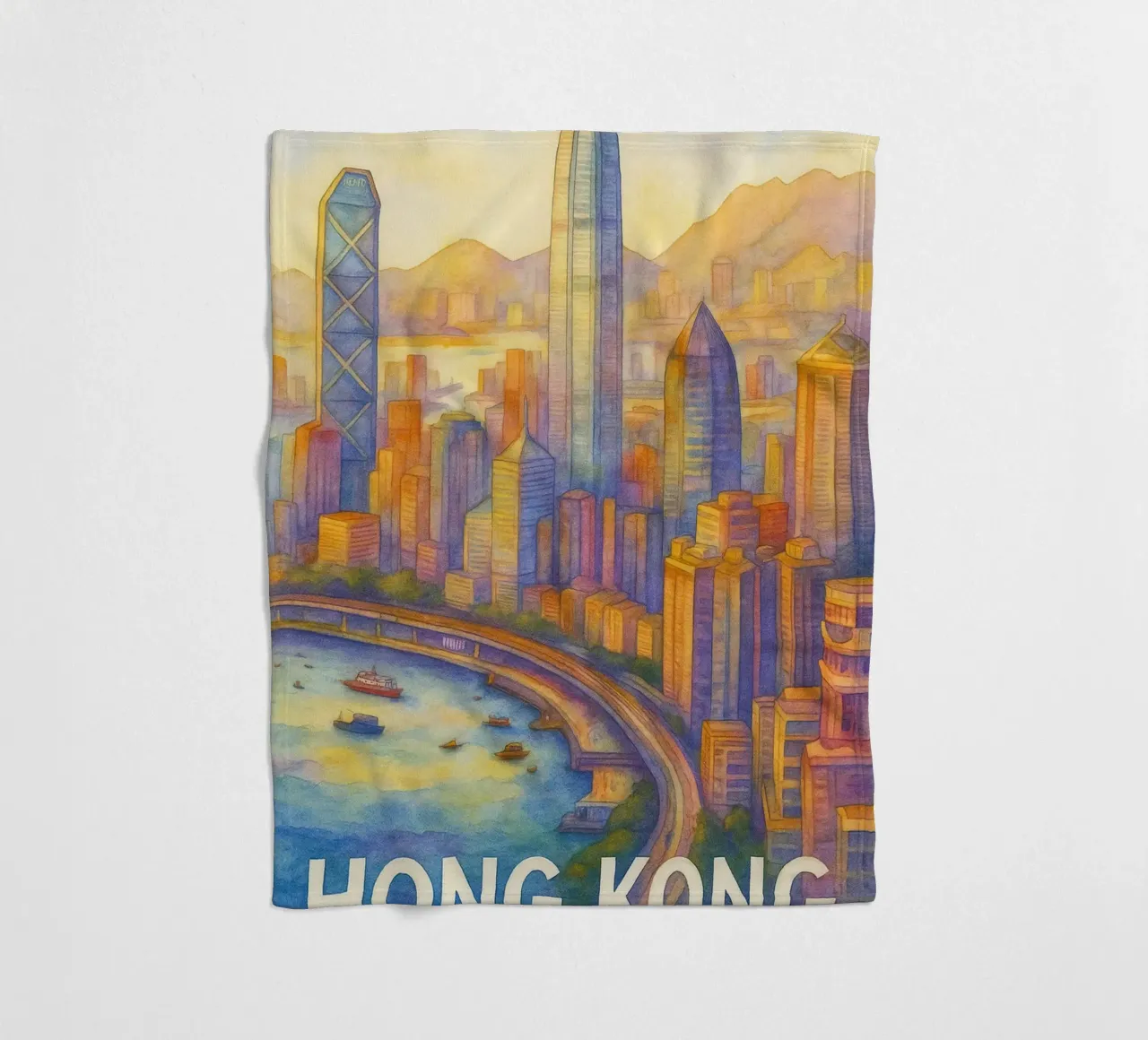 L'immaginazione pittorica di Hong Kong coperta in pile da Diamond