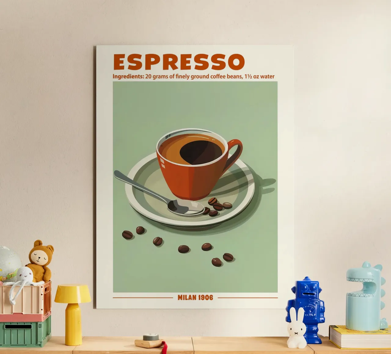 Espresso Milan 1906 forex plate by janetlynn