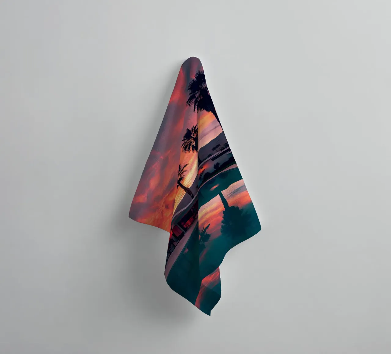 Falling Of The Night towel by robertmotoiart