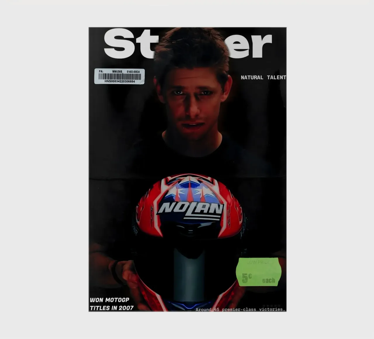 Casey Stoner notebook by Low poly art