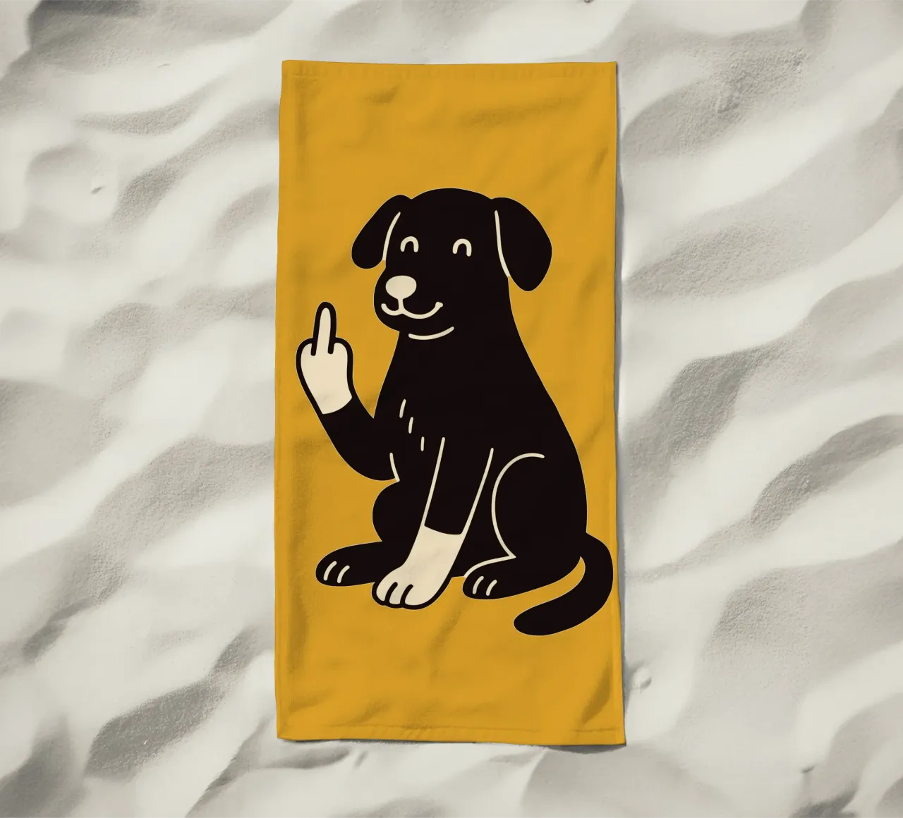 Fluff Off - Good Boy, Bad Mood telo mare da KUNSTstück