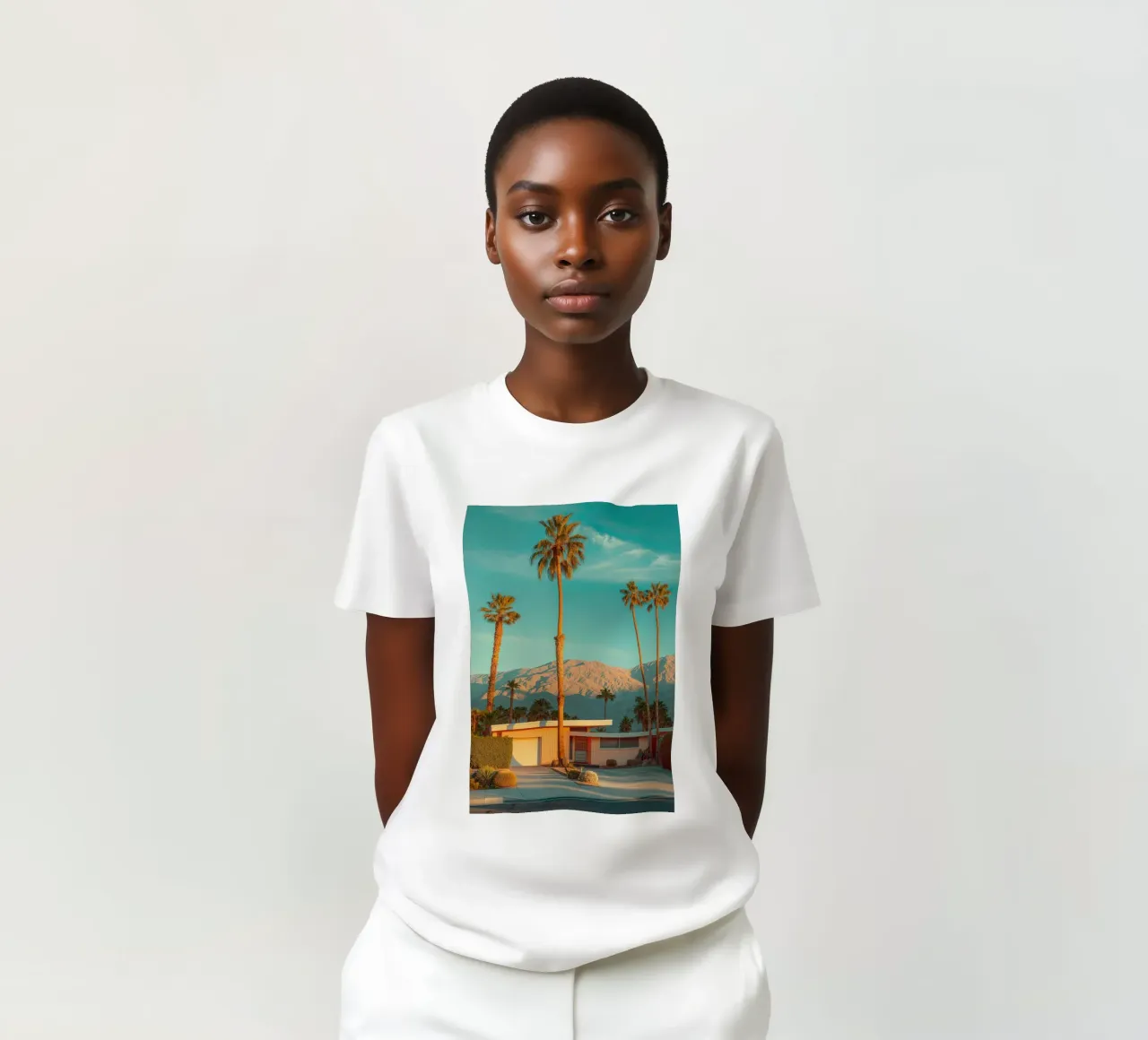 Famous Palm Spring t-shirt da robertmotoiart