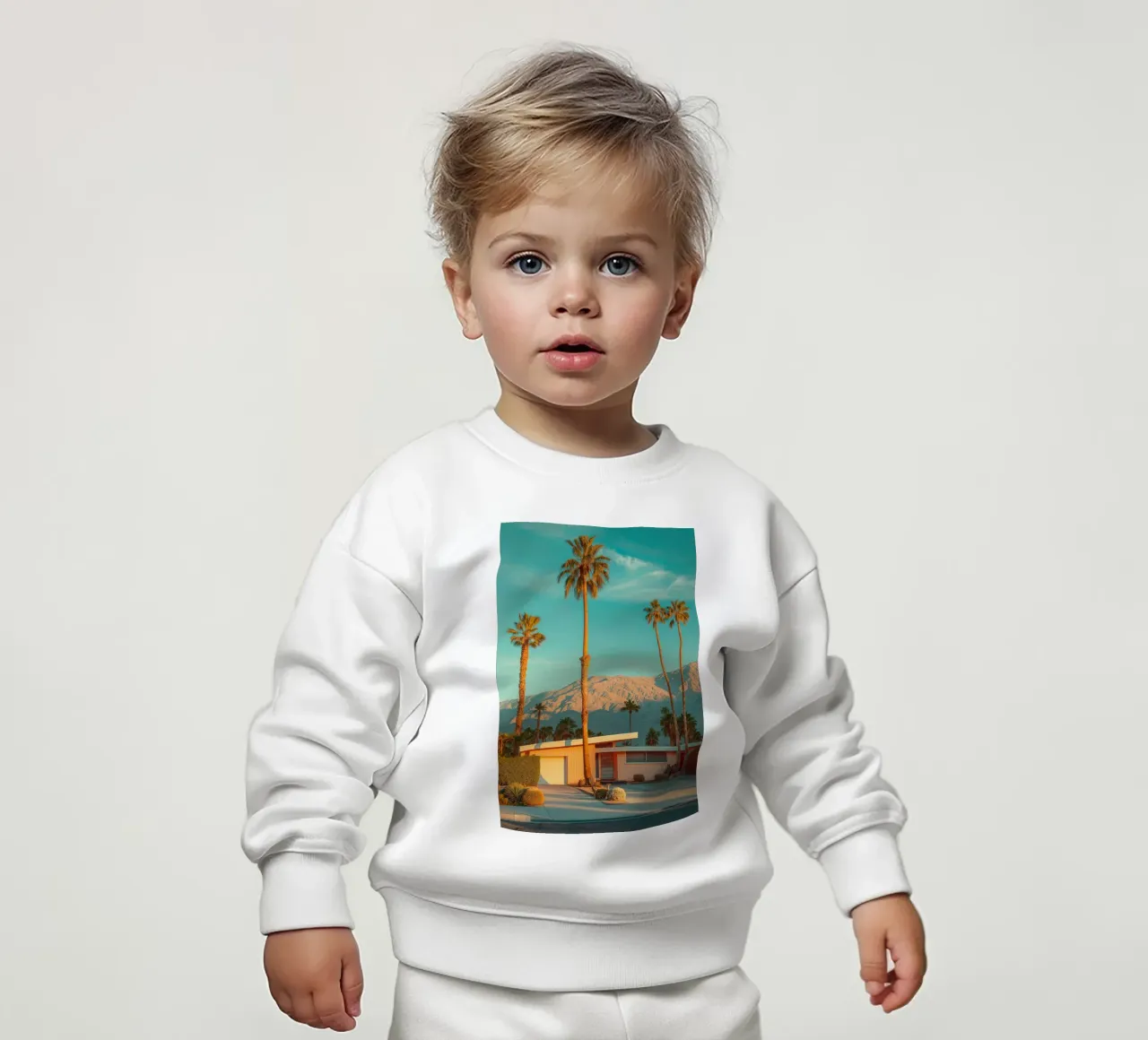 Famous Palm Spring felpa neonato da robertmotoiart