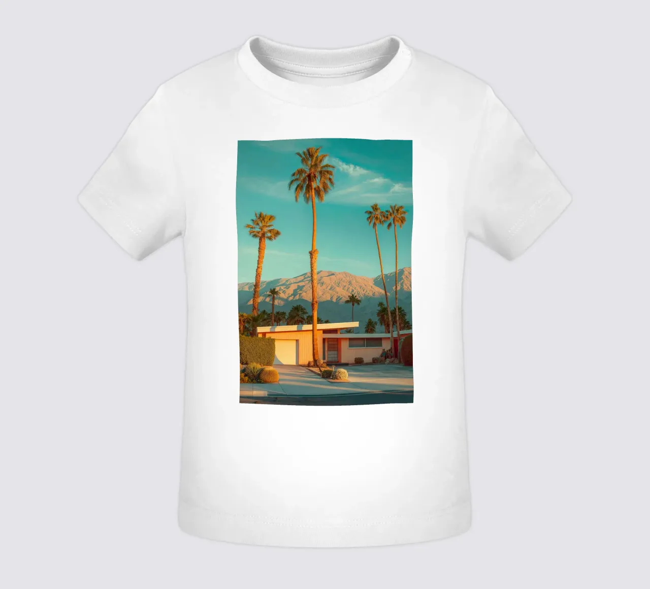 Famous Palm Spring maglietta neonato da robertmotoiart