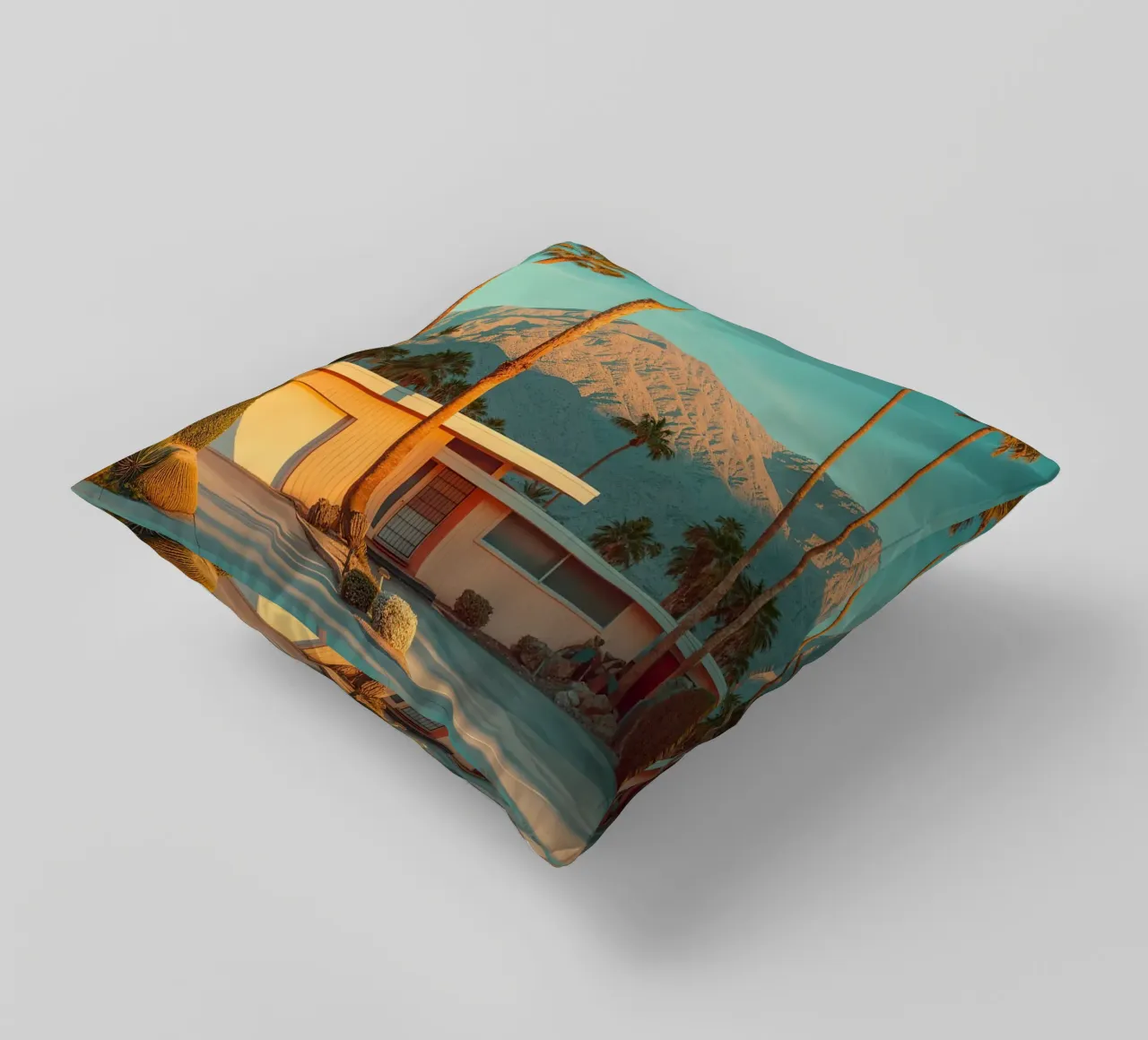 Famous Palm Spring cuscino da robertmotoiart