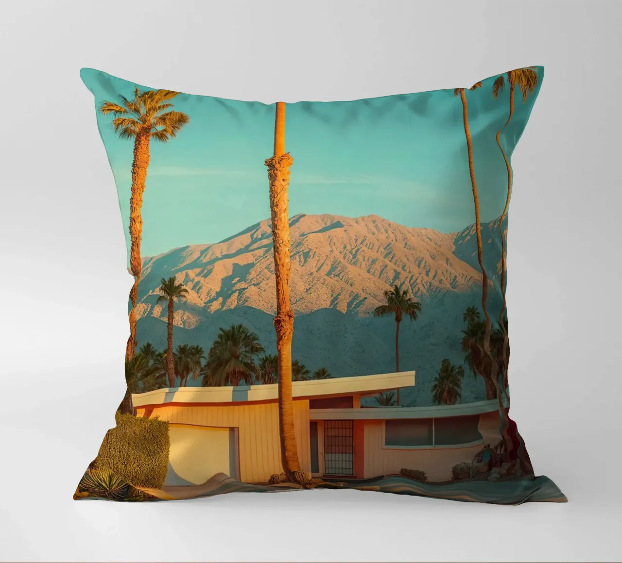 Famous Palm Spring cuscino da robertmotoiart