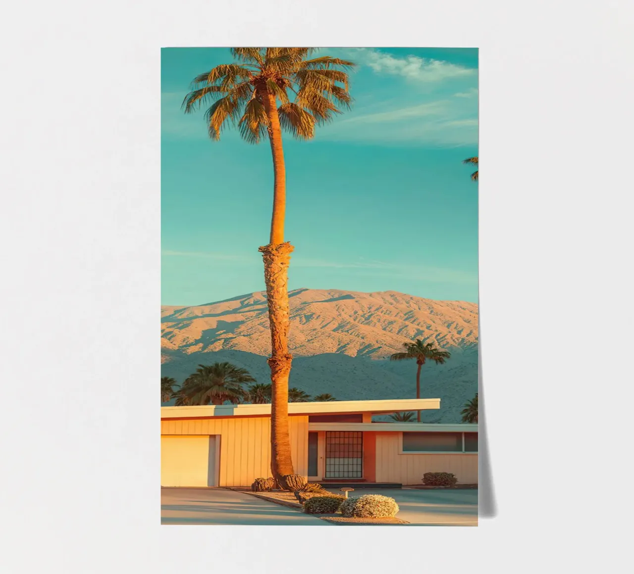 Famous Palm Spring sticker sheet by robertmotoiart