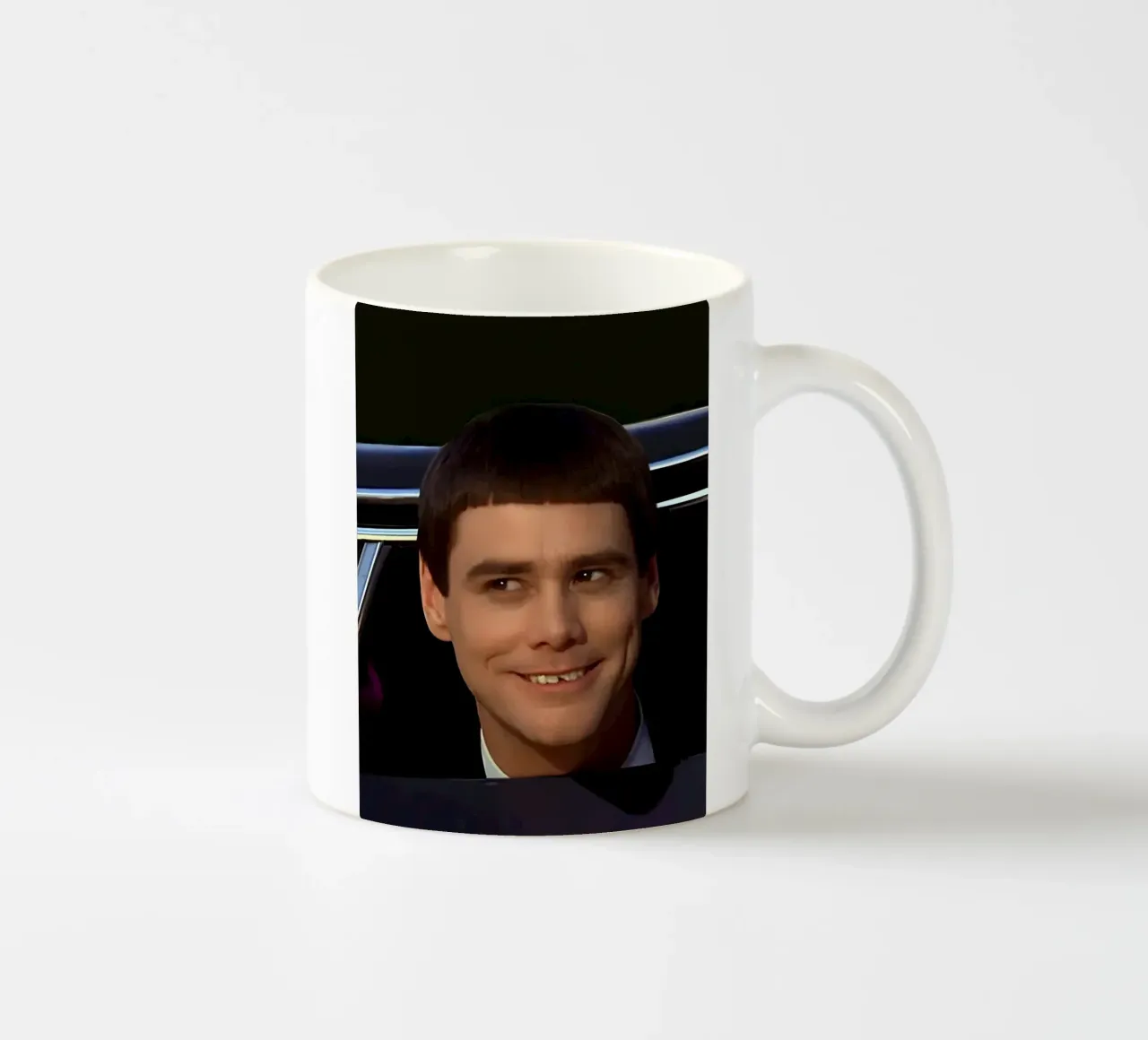 Jim Carrey tazza in ceramica da Low poly art