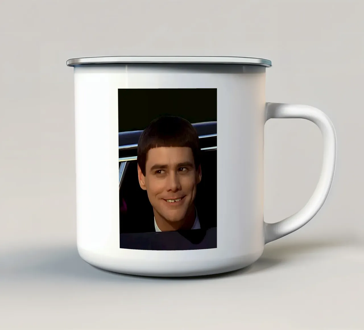 Jim Carrey tazza in smalto da Low poly art