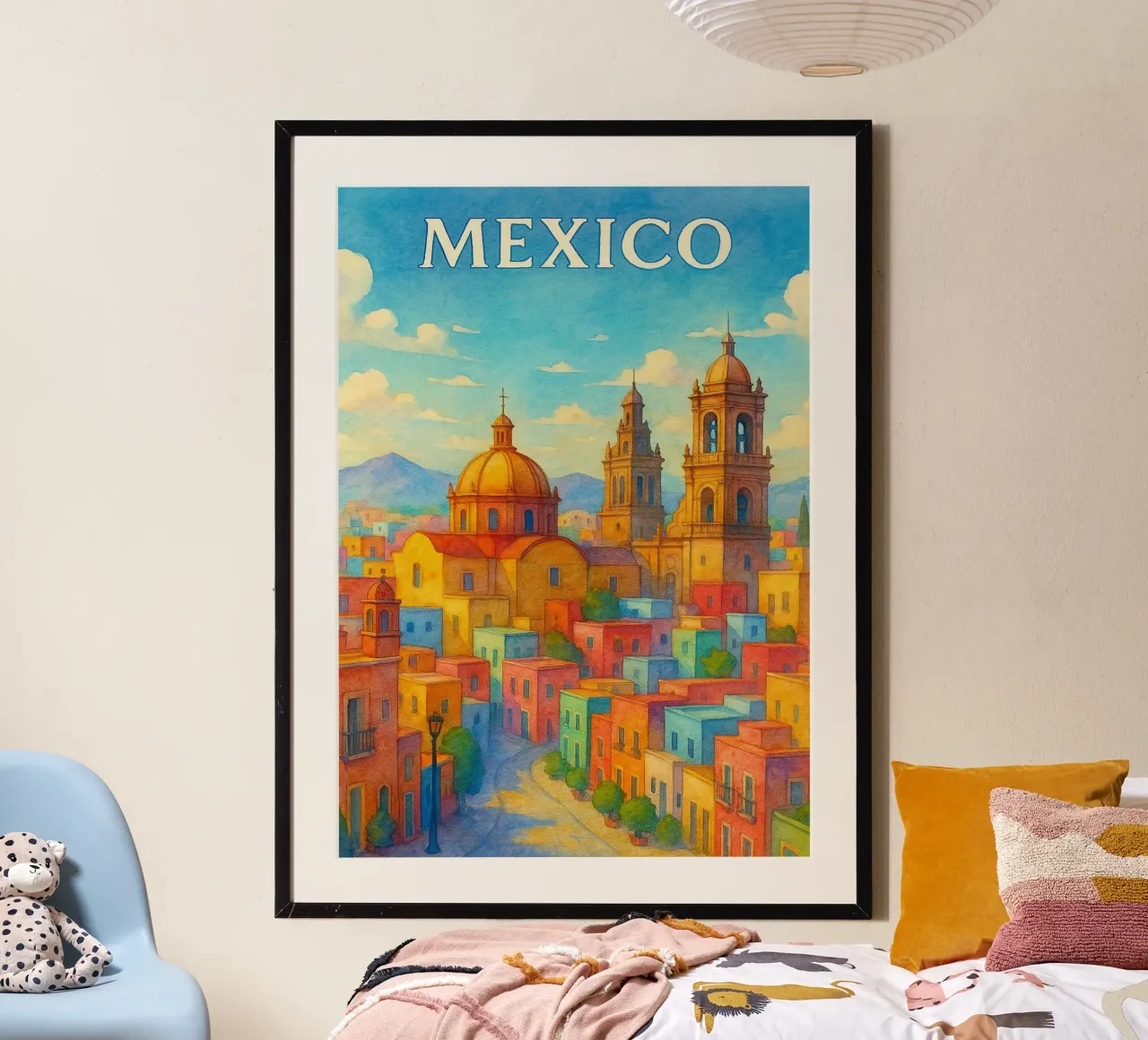Messico dipingere l'immaginazione poster con telaio in plastica da Diamond