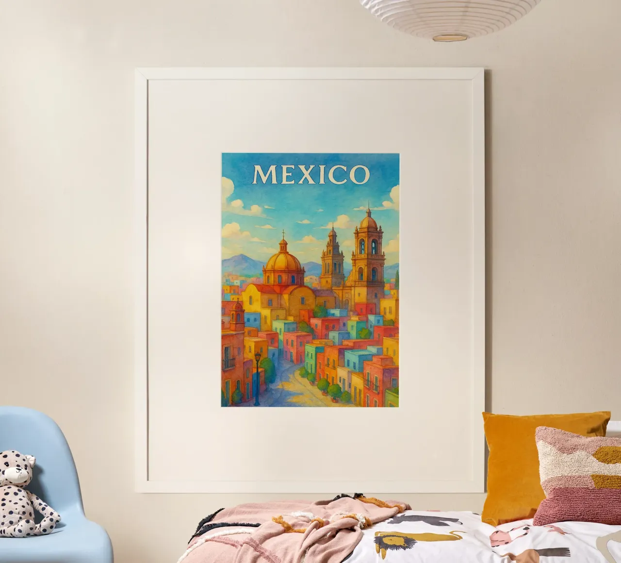 Messico dipingere l'immaginazione poster con telaio in plastica da Diamond