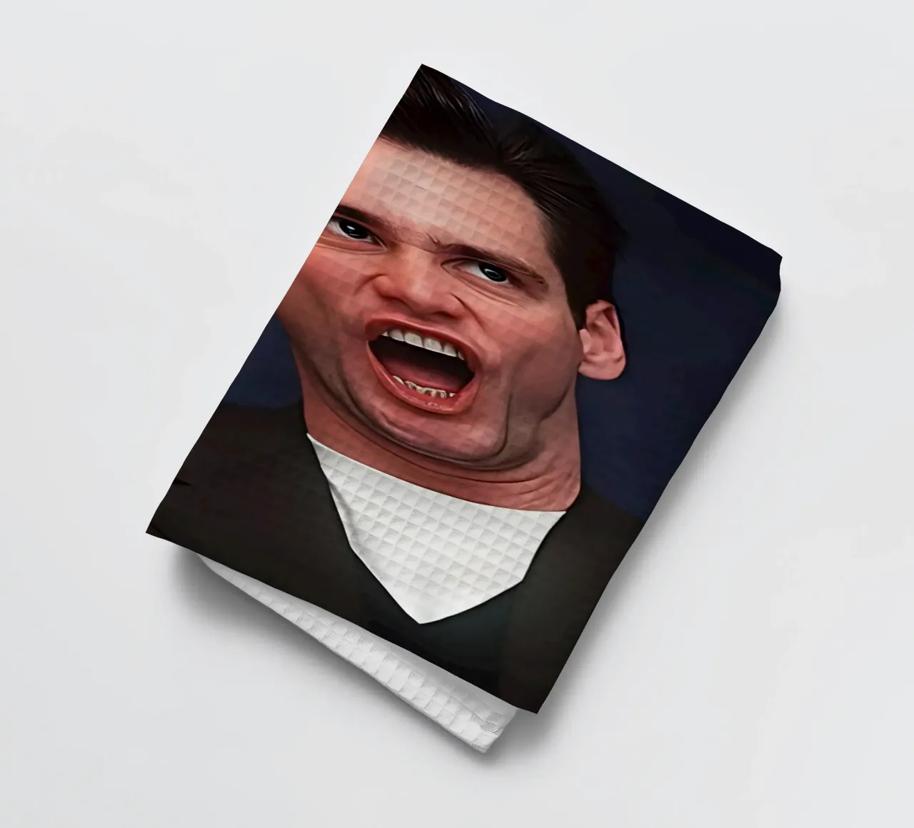 Jim Carrey canovaccio da cucina da Low poly art