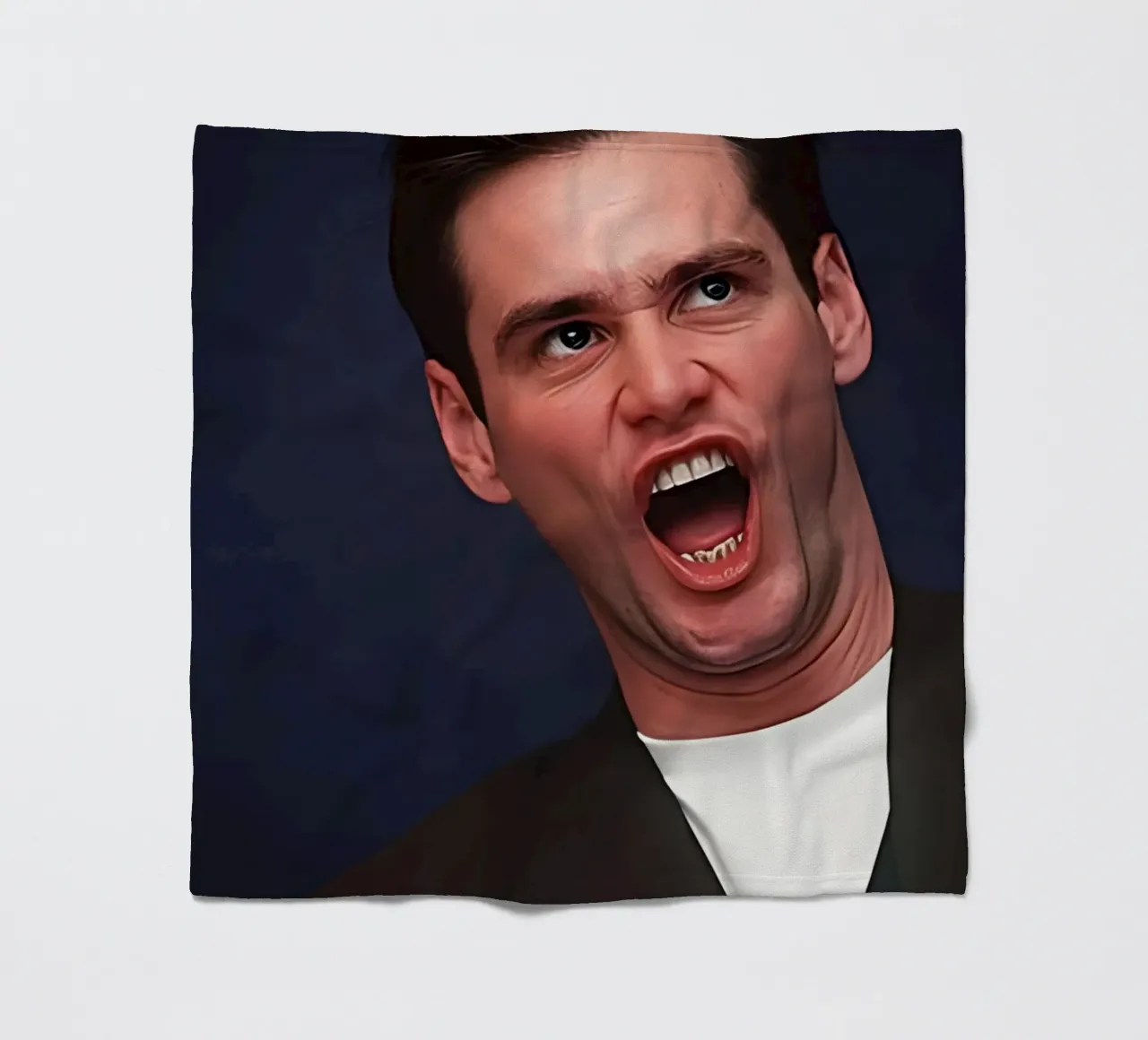Jim Carrey coperta in pile da Low poly art
