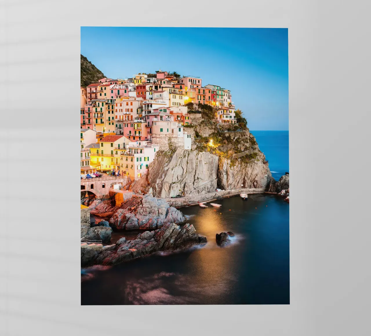 Manarola In The Evening pellicola backlit da robertmotoiart