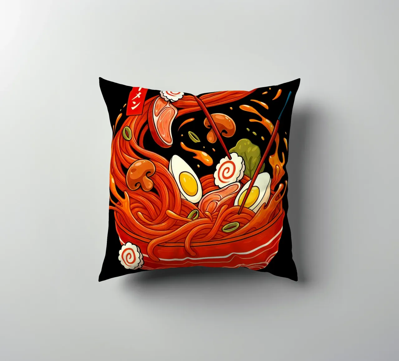 Ramen Noodles cuscino da Jeff Studio