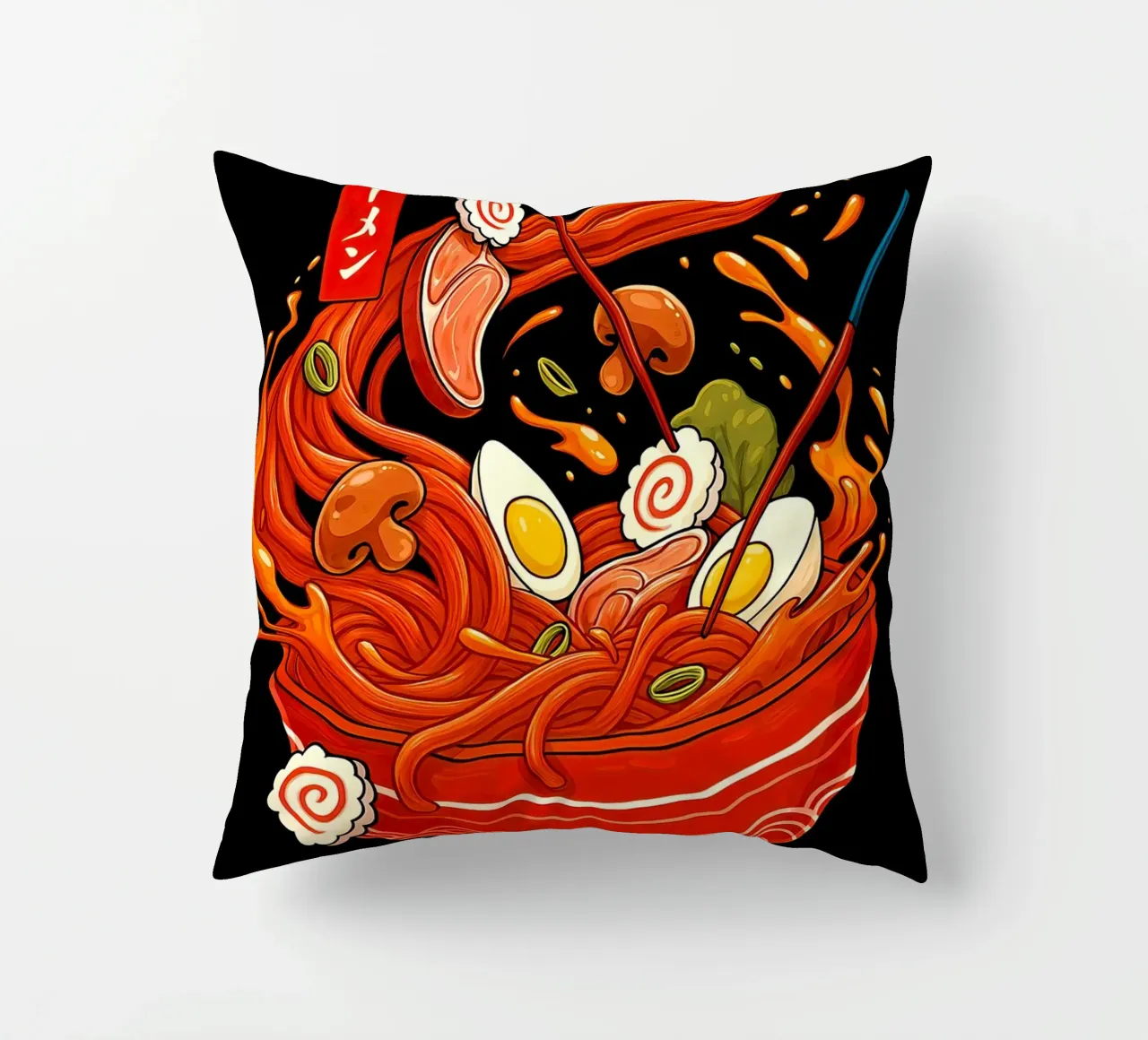 Ramen Noodles cuscino da Jeff Studio