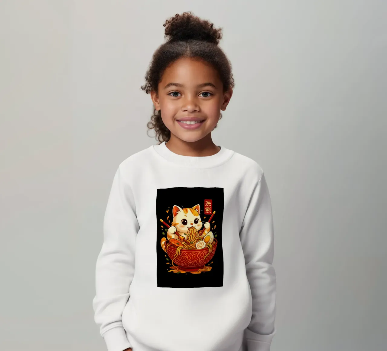 Ramen Noodles Cat felpa bambino da Jeff Studio