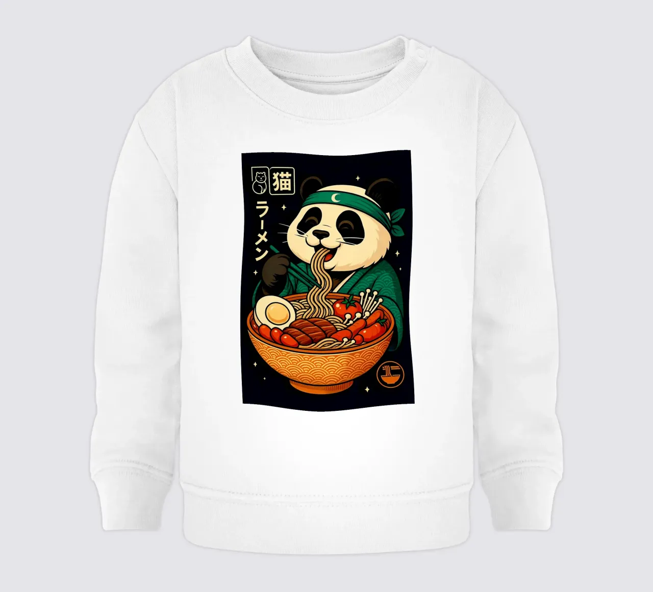 Ramen Noodles Panda felpa neonato da Jeff Studio