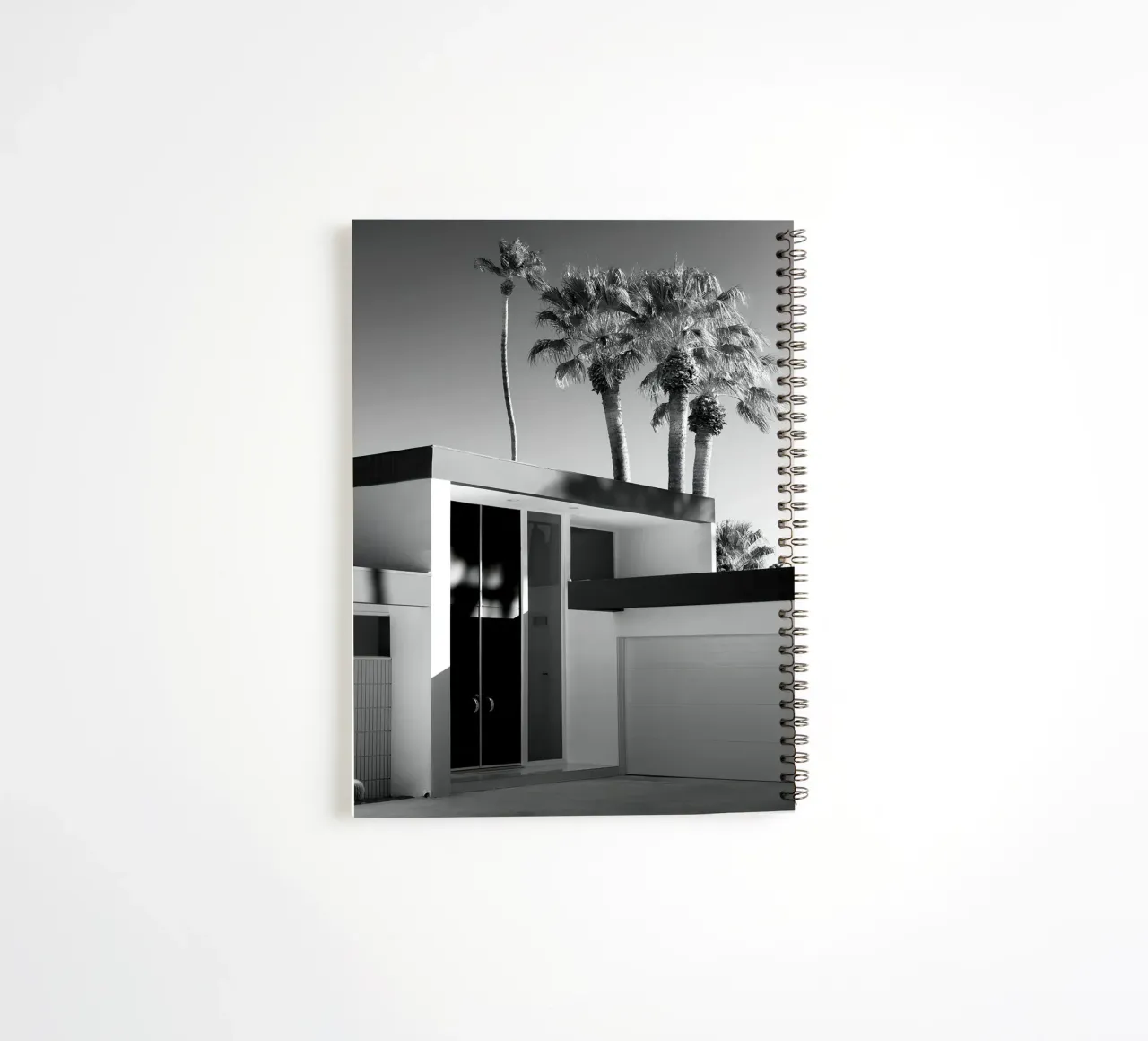 Palm Spring Modern Design spiral notebook by lennytravers