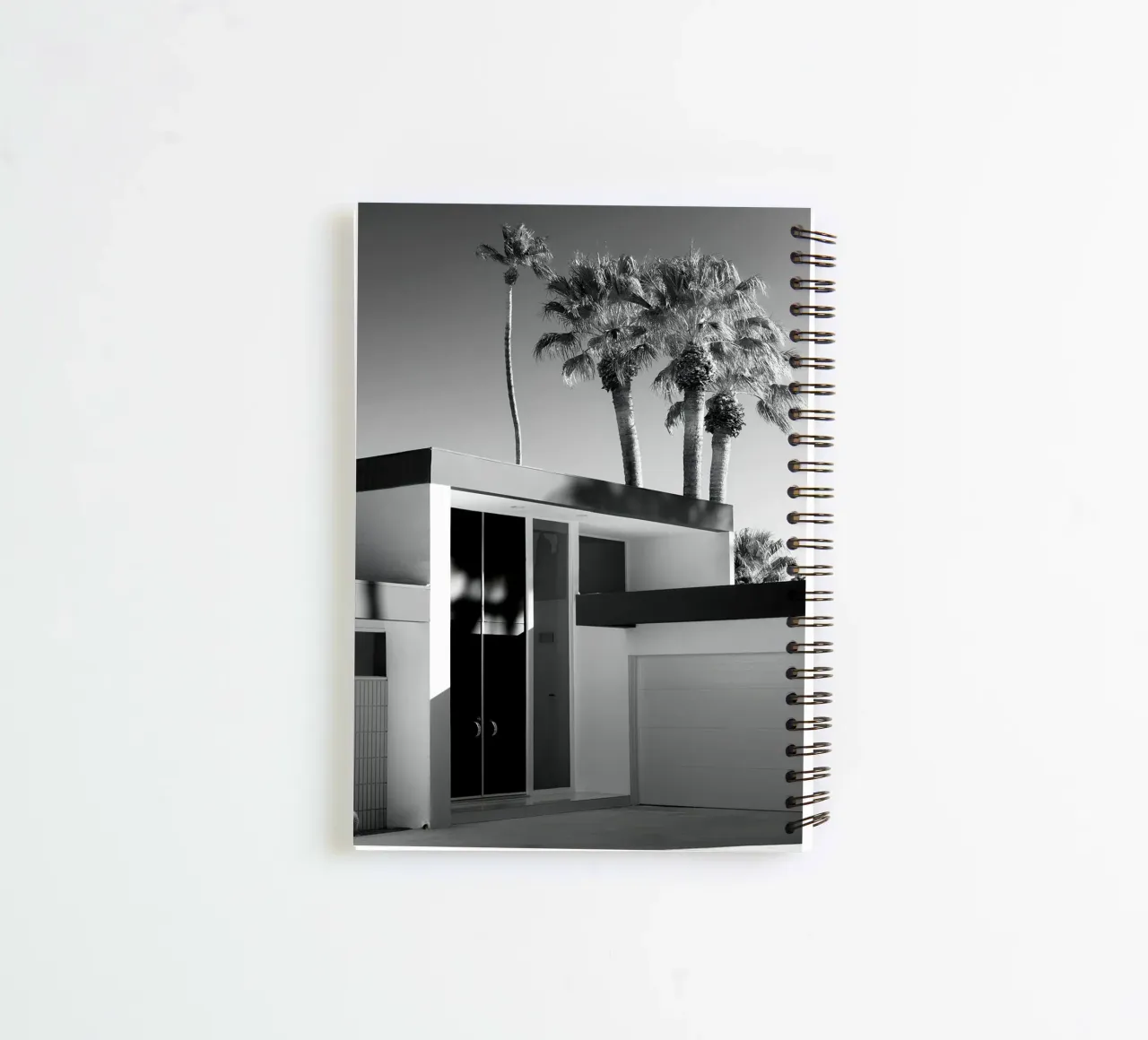 Palm Spring Modern Design spiral notebook by lennytravers
