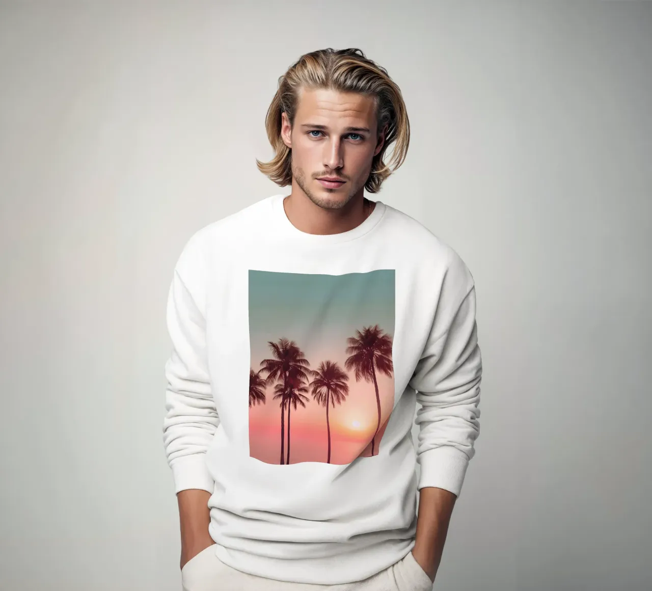Palm Sunset felpa da lennytravers