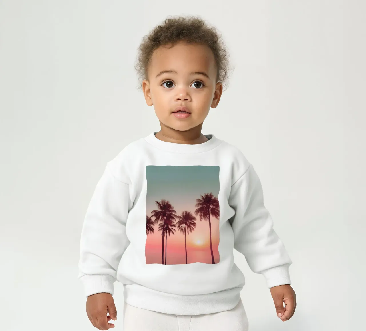 Palm Sunset felpa neonato da lennytravers
