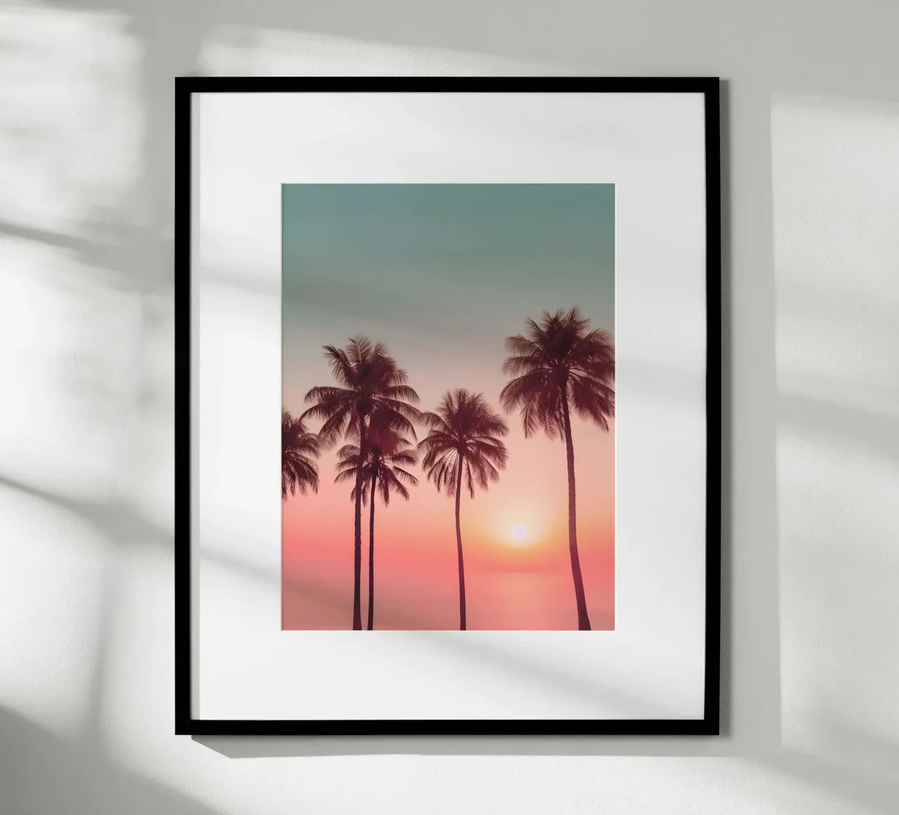 Palm Sunset hahnemühle de lennytravers