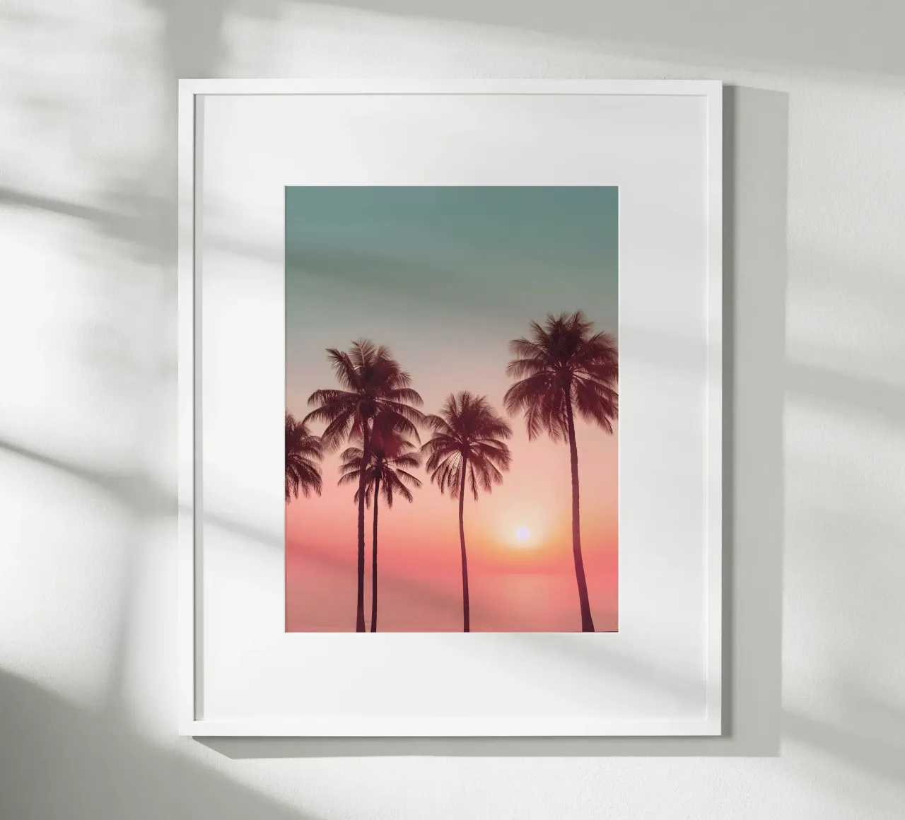 Palm Sunset hahnemühle de lennytravers