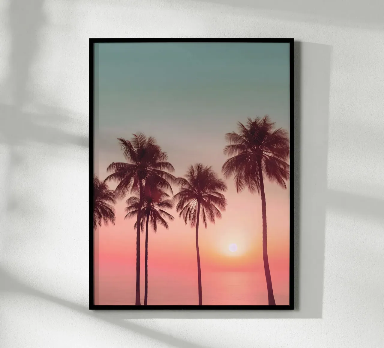 Palm Sunset hahnemühle de lennytravers