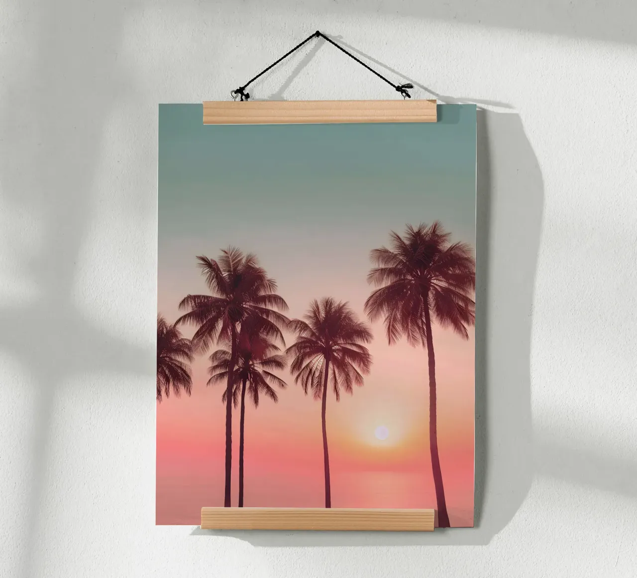 Palm Sunset hahnemühle de lennytravers