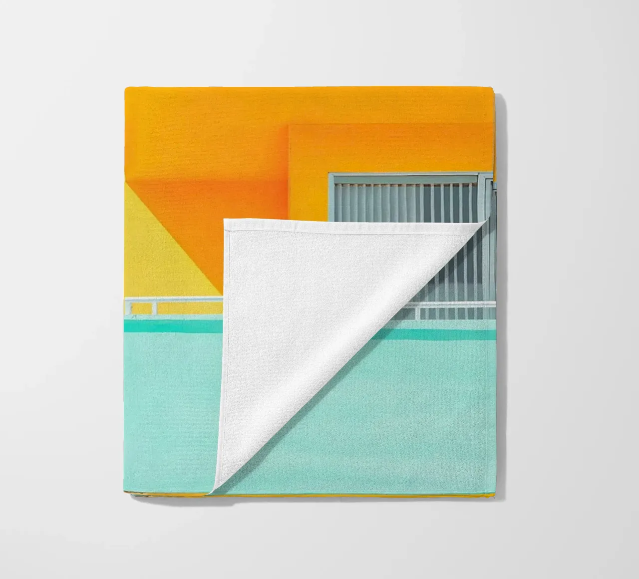 Pastel Venice beach towel by lennytravers