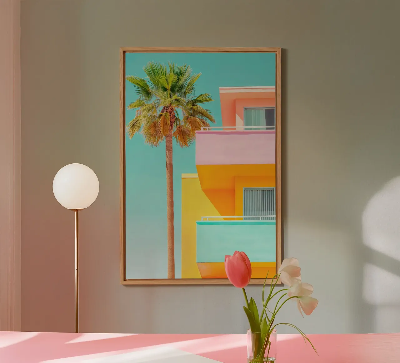 Pastel Venice alu dibond de lennytravers