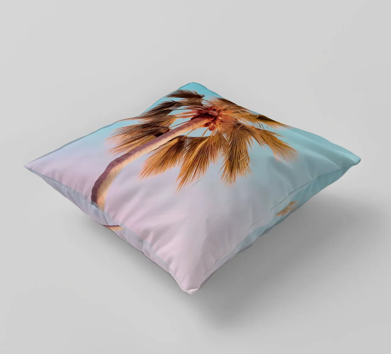 The Pastel Palm cuscino da lennytravers