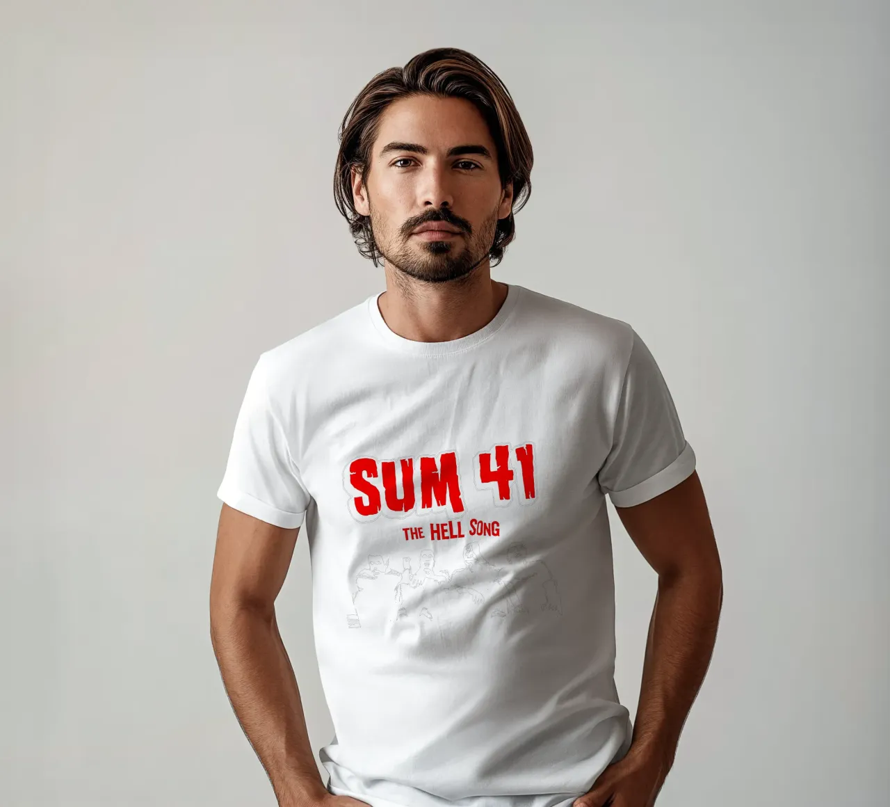 La maglietta classica Hell SUM 41 t-shirt da wonthekey