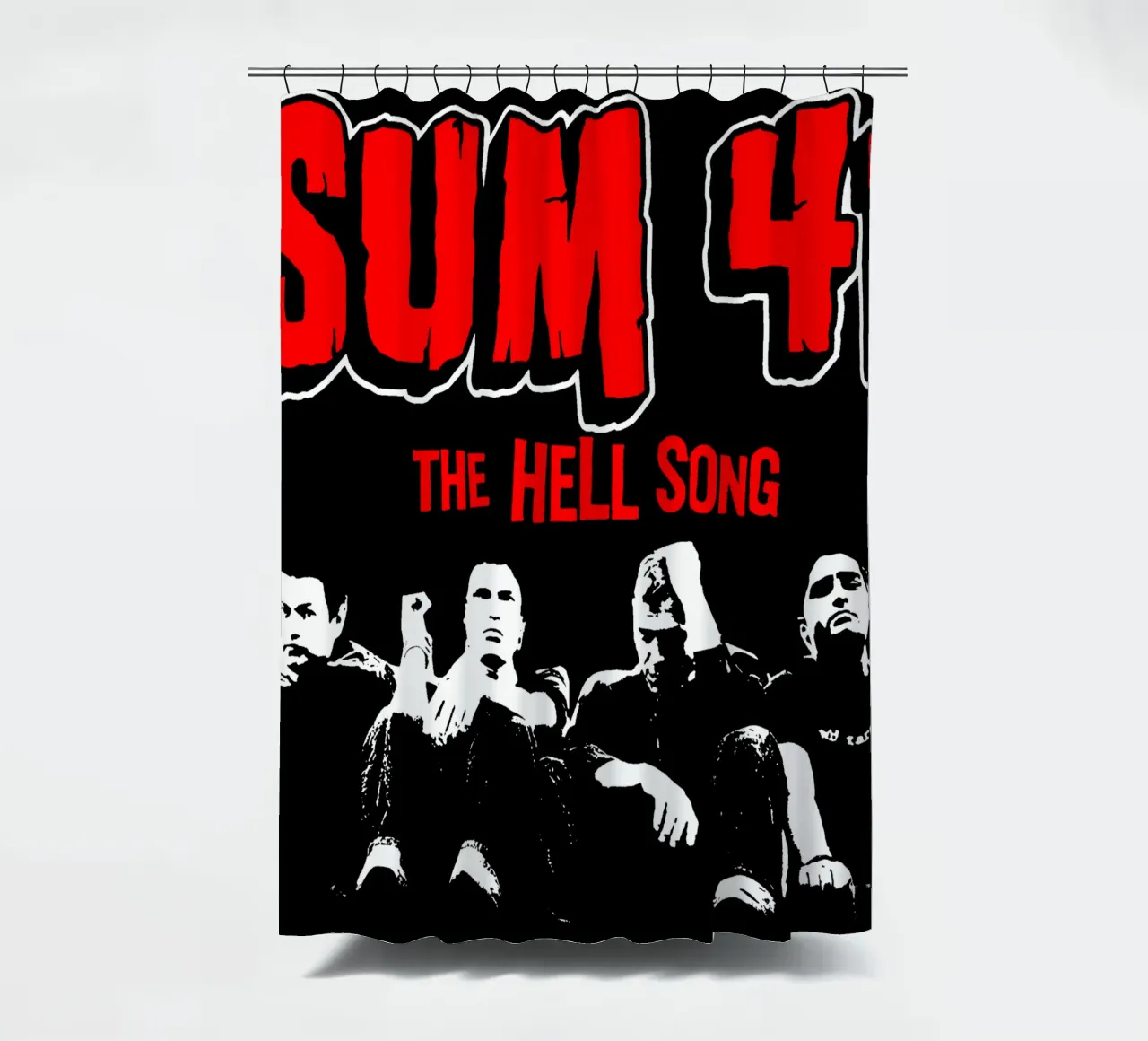 La maglietta classica Hell SUM 41 tenda da doccia da wonthekey