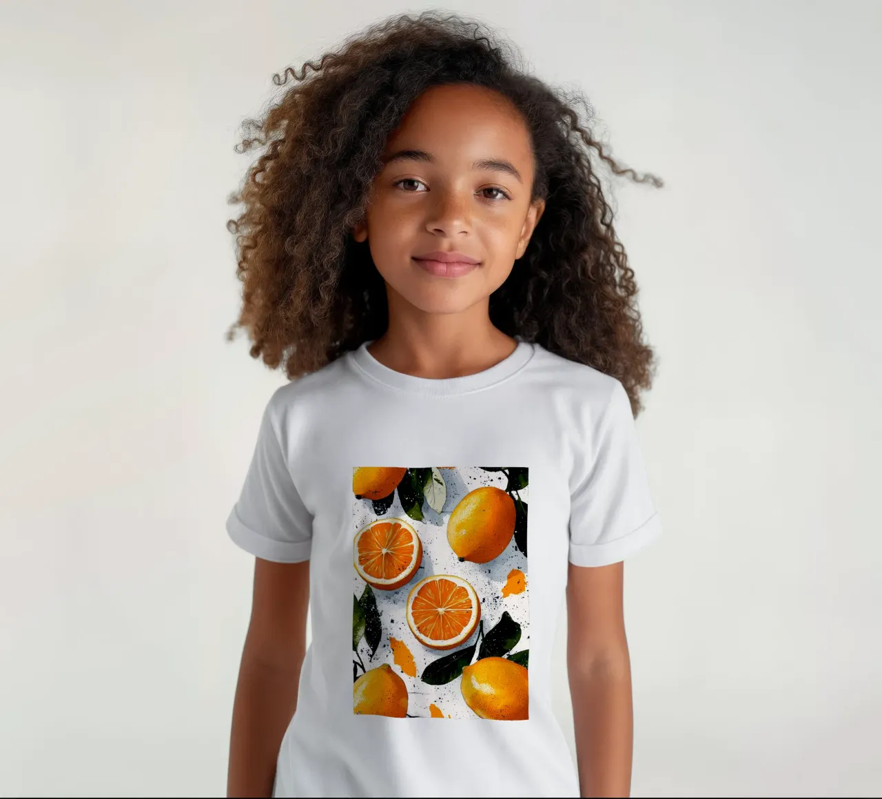 Oranges t-shirt bambini da Justyna Jaszke JBJart