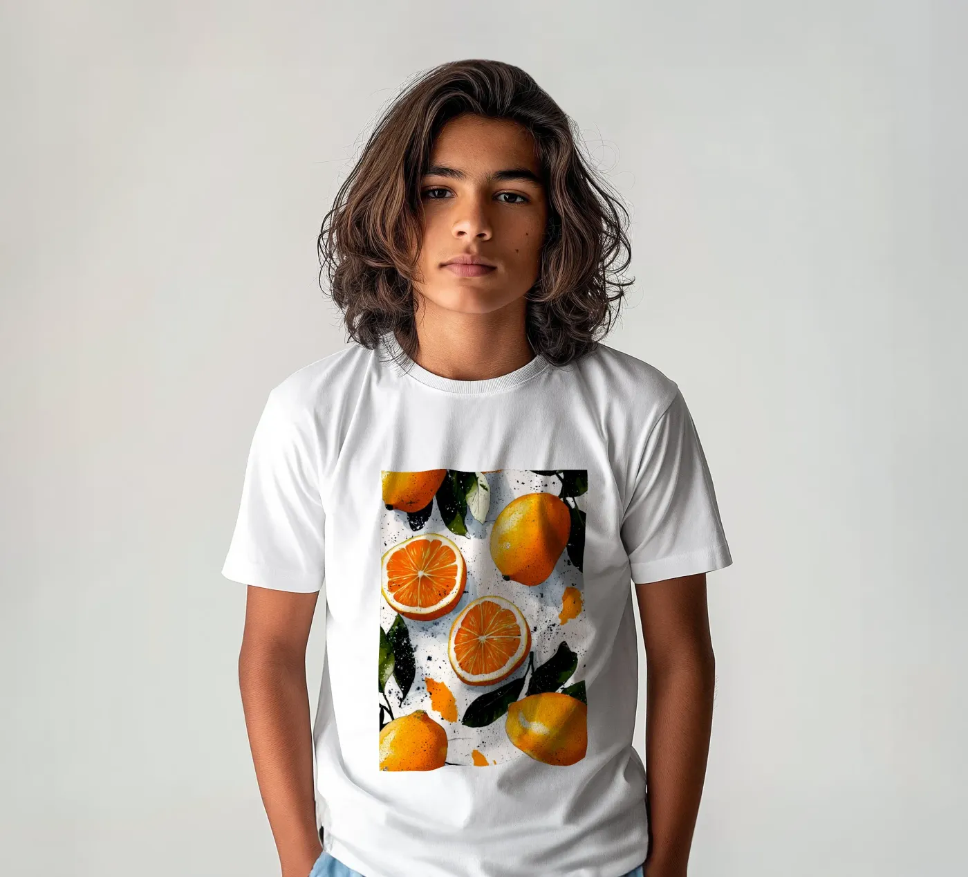 Arance t-shirt bambini da Justyna Jaszke JBJart