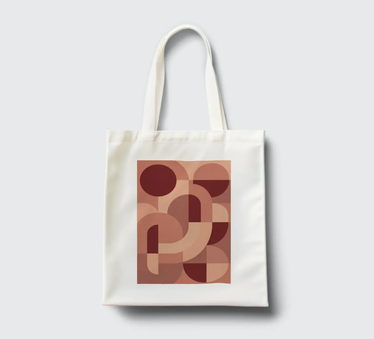 Pink Geometry borsa in juta da Sunflower Soul Studio