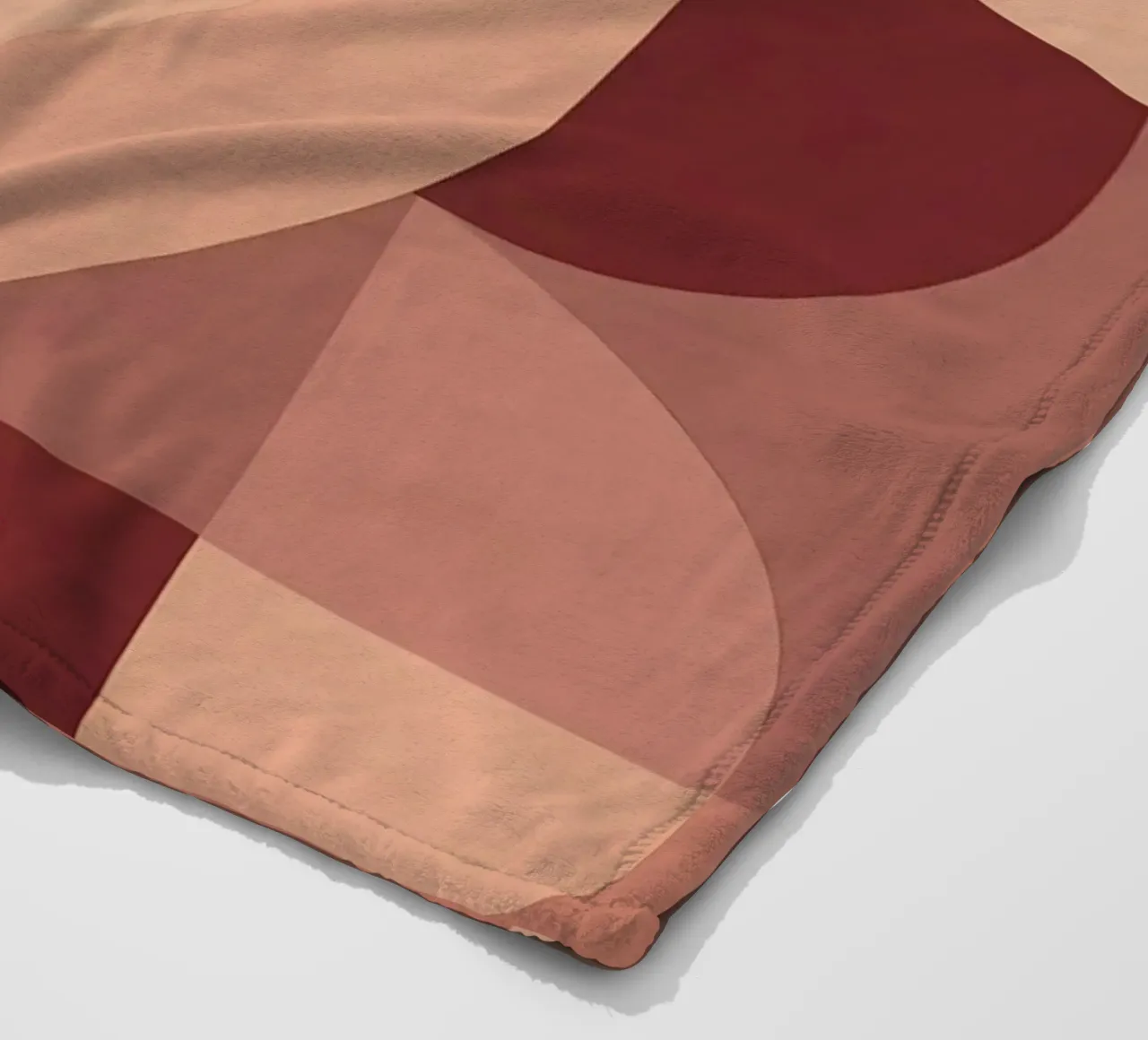 Pink Geometry coperta in pile da Sunflower Soul Studio