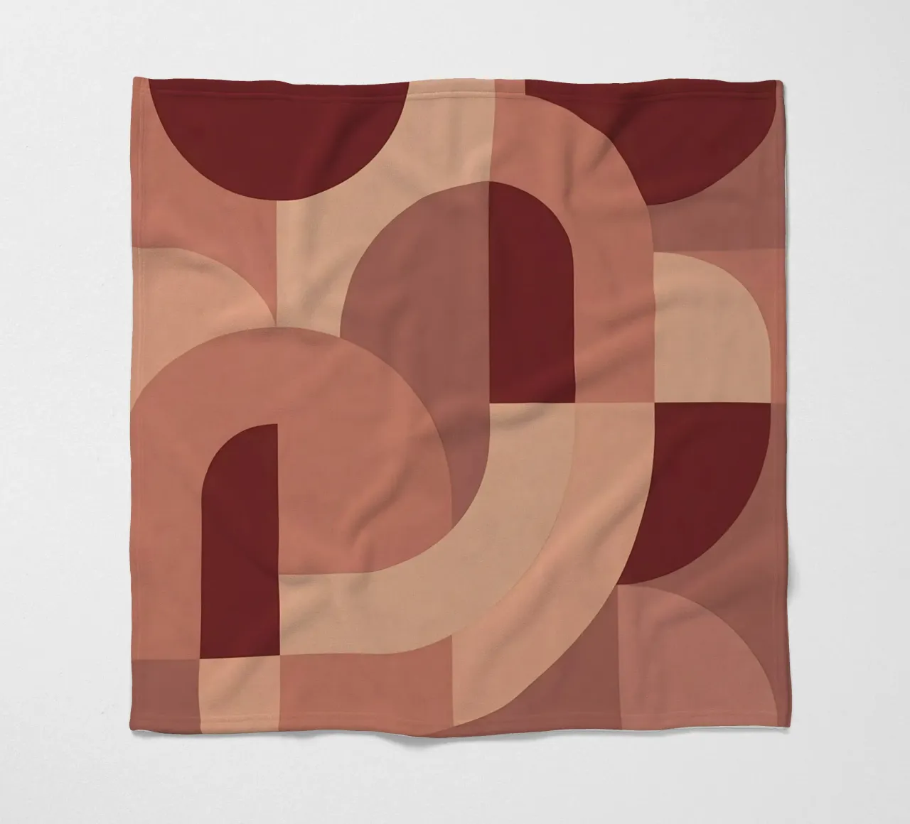 Pink Geometry coperta in pile da Sunflower Soul Studio
