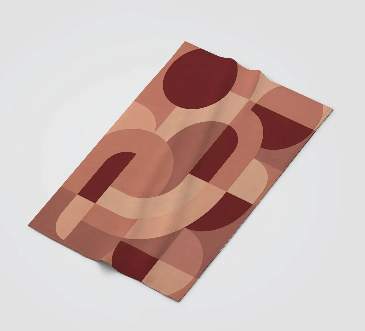 Pink Geometry coperta in pile da Sunflower Soul Studio