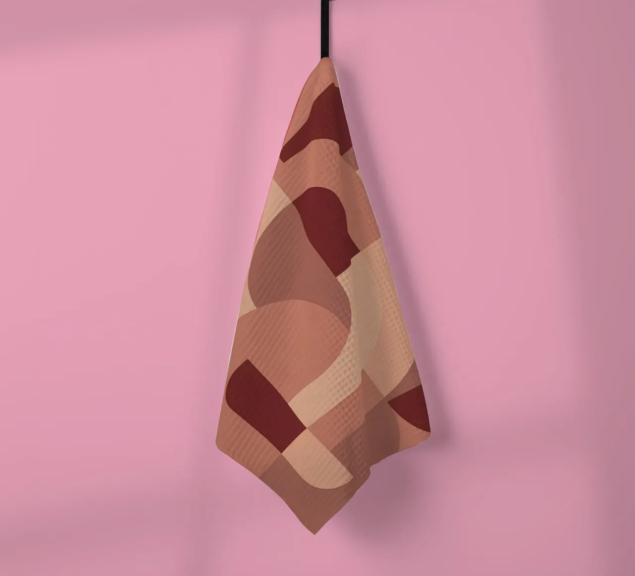 Pink Geometry canovaccio da cucina da Sunflower Soul Studio