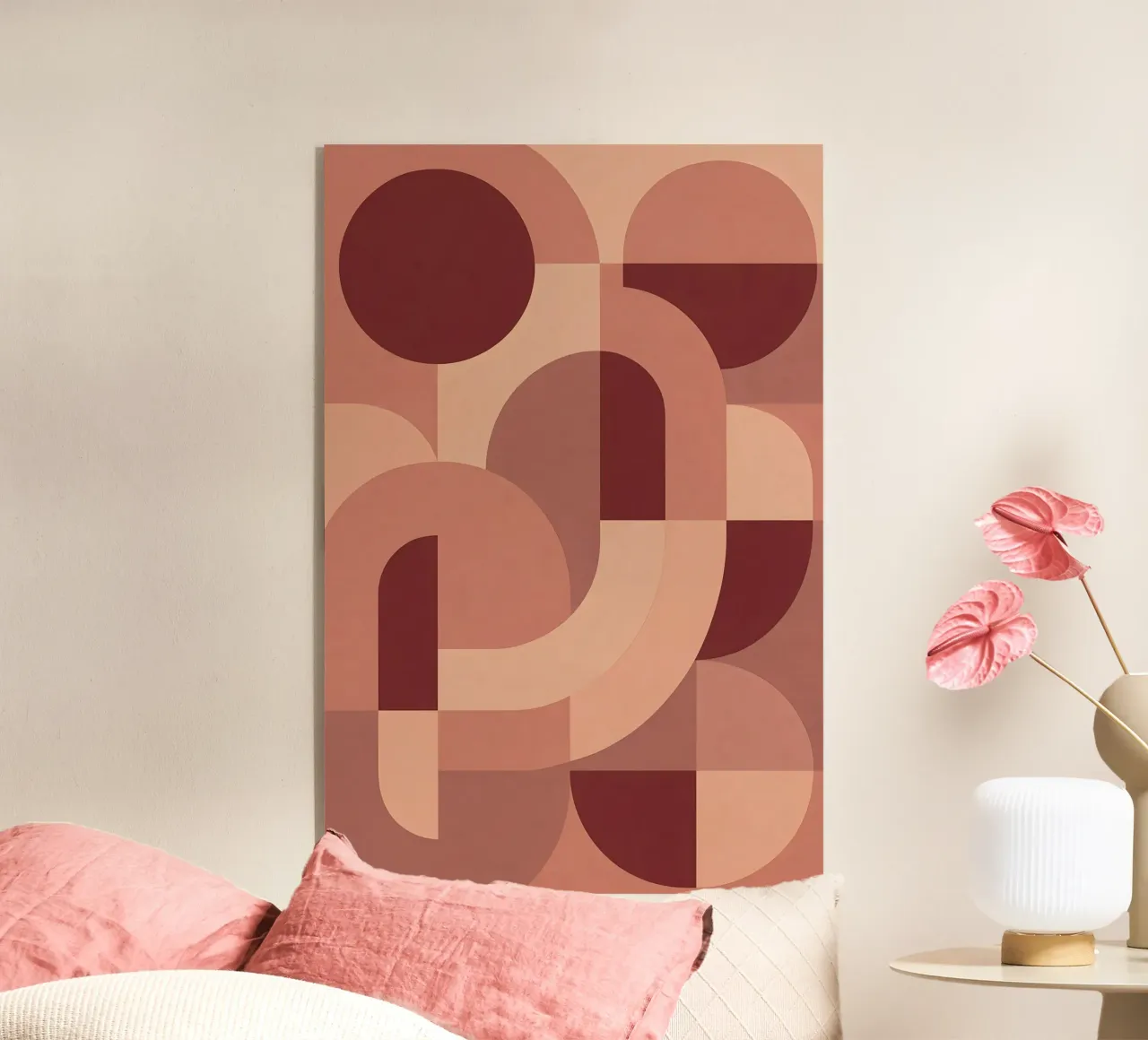 Pink Geometry plexiglass da Sunflower Soul Studio