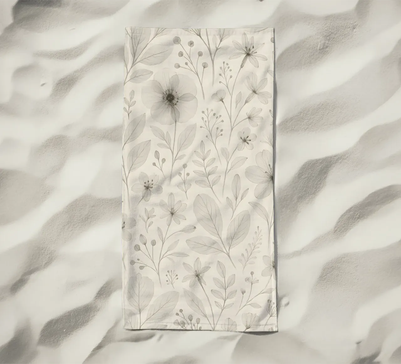 Botanical Pattern telo mare da Sunflower Soul Studio